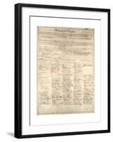 Congressional Copy of the Thirteenth Amendment Resolution, February 1 1865-Abraham Lincoln-Framed Giclee Print