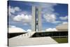 Congresso Nacional (Nat'l Congress) Designed by Oscar Niemeyer, Brasilia, UNESCO Site, Brazil-Yadid Levy-Stretched Canvas