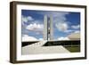 Congresso Nacional (Nat'l Congress) Designed by Oscar Niemeyer, Brasilia, UNESCO Site, Brazil-Yadid Levy-Framed Photographic Print