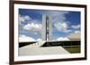 Congresso Nacional (Nat'l Congress) Designed by Oscar Niemeyer, Brasilia, UNESCO Site, Brazil-Yadid Levy-Framed Photographic Print