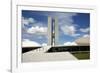 Congresso Nacional (Nat'l Congress) Designed by Oscar Niemeyer, Brasilia, UNESCO Site, Brazil-Yadid Levy-Framed Photographic Print