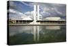 Congresso Nacional (Nat'l Congress) Designed by Oscar Niemeyer, Brasilia, UNESCO Site, Brazil-Yadid Levy-Stretched Canvas