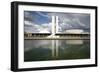 Congresso Nacional (Nat'l Congress) Designed by Oscar Niemeyer, Brasilia, UNESCO Site, Brazil-Yadid Levy-Framed Photographic Print