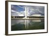 Congresso Nacional (Nat'l Congress) Designed by Oscar Niemeyer, Brasilia, UNESCO Site, Brazil-Yadid Levy-Framed Photographic Print