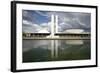 Congresso Nacional (Nat'l Congress) Designed by Oscar Niemeyer, Brasilia, UNESCO Site, Brazil-Yadid Levy-Framed Photographic Print