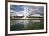 Congresso Nacional (Nat'l Congress) Designed by Oscar Niemeyer, Brasilia, UNESCO Site, Brazil-Yadid Levy-Framed Photographic Print