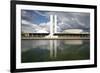 Congresso Nacional (Nat'l Congress) Designed by Oscar Niemeyer, Brasilia, UNESCO Site, Brazil-Yadid Levy-Framed Photographic Print