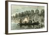 Conibo Family on a Trip 1869, Peru-null-Framed Giclee Print