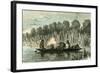 Conibo Family on a Trip 1869, Peru-null-Framed Giclee Print