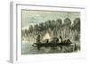 Conibo Family on a Trip 1869, Peru-null-Framed Giclee Print