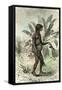 Conibo Girl Peru 1869-null-Framed Stretched Canvas