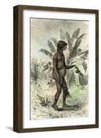 Conibo Girl Peru 1869-null-Framed Giclee Print