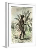 Conibo Girl Peru 1869-null-Framed Giclee Print