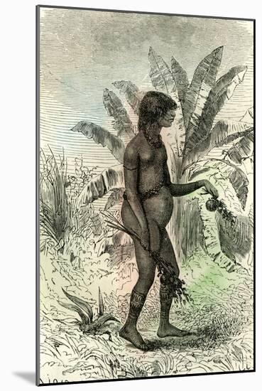 Conibo Girl Peru 1869-null-Mounted Giclee Print