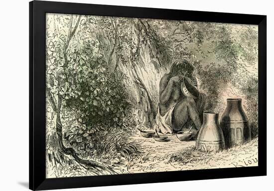 Conibo Woman 1869 Peru-null-Framed Giclee Print