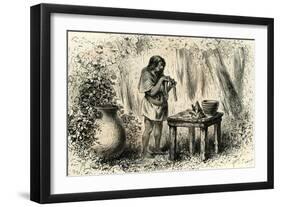 Conibo Woman 1869 Peru-null-Framed Giclee Print