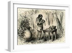 Conibo Woman 1869 Peru-null-Framed Giclee Print