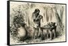 Conibo Woman 1869 Peru-null-Framed Stretched Canvas