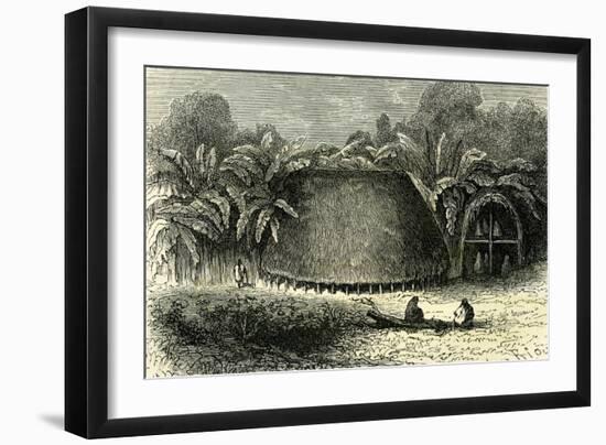 Conibos House, 1869, Peru-null-Framed Giclee Print