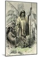 Conibos Indians 1869, Peru-null-Mounted Giclee Print