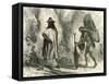 Conibos Man and Woman 1869, Peru-null-Framed Stretched Canvas