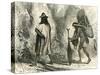 Conibos Man and Woman 1869, Peru-null-Stretched Canvas