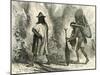 Conibos Man and Woman 1869, Peru-null-Mounted Giclee Print