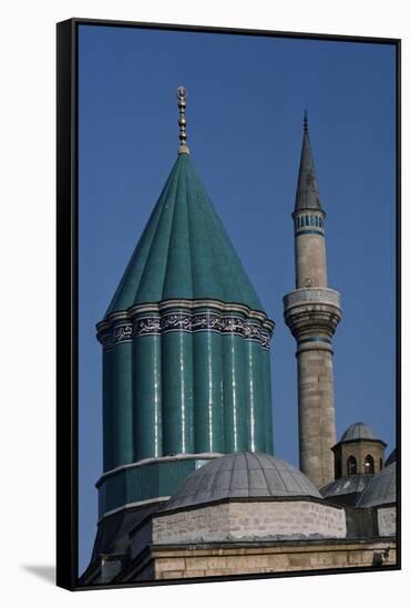 Conical Dome of Mausoleum of Jalal Ad-Din Muhammad Rumi also known as Mevlana or Rumi-null-Framed Stretched Canvas