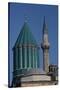 Conical Dome of Mausoleum of Jalal Ad-Din Muhammad Rumi also known as Mevlana or Rumi-null-Stretched Canvas