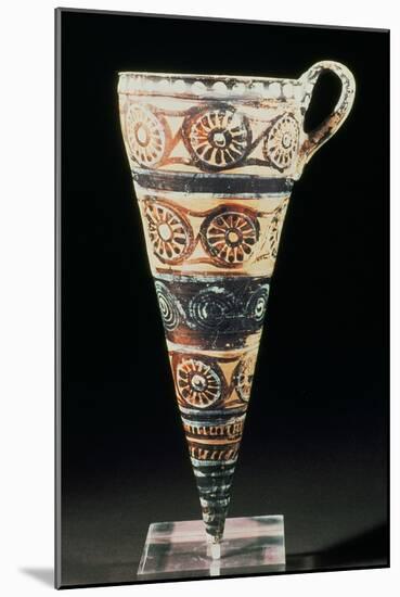 Conical Rhyton, Removed from Akrotiri on the Island of Thera-Minoan-Mounted Giclee Print