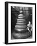 Conical Stack of Aircraft Landing Wheels-Bernard Hoffman-Framed Photographic Print