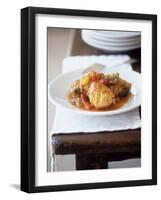 Coniglio in Peperonata (Rabbit with Peppers, Italy)-Jean Cazals-Framed Photographic Print