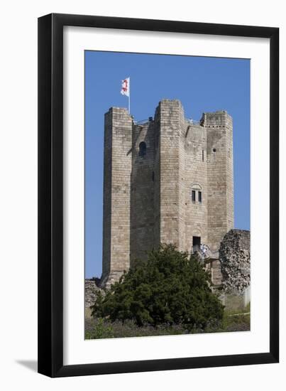 Conisbrough Castle, South Yorkshire, Yorkshire, England, United Kingdom, Europe-Rolf Richardson-Framed Photographic Print