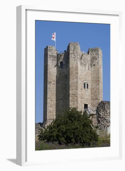 Conisbrough Castle, South Yorkshire, Yorkshire, England, United Kingdom, Europe-Rolf Richardson-Framed Photographic Print