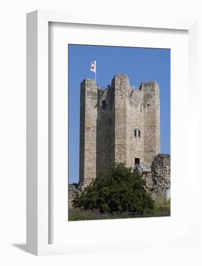 Conisbrough Castle, South Yorkshire, Yorkshire, England, United Kingdom, Europe-Rolf Richardson-Framed Photographic Print