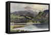 Coniston Lake-Ernest W Haslehust-Framed Stretched Canvas