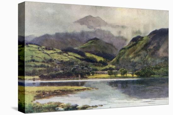 Coniston Lake-Ernest W Haslehust-Stretched Canvas