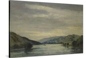 Coniston Water, 1838-David Charles Read-Stretched Canvas