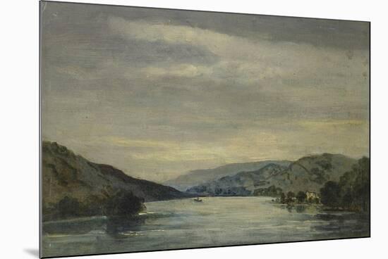 Coniston Water, 1838-David Charles Read-Mounted Premium Giclee Print