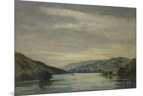 Coniston Water, 1838-David Charles Read-Mounted Premium Giclee Print