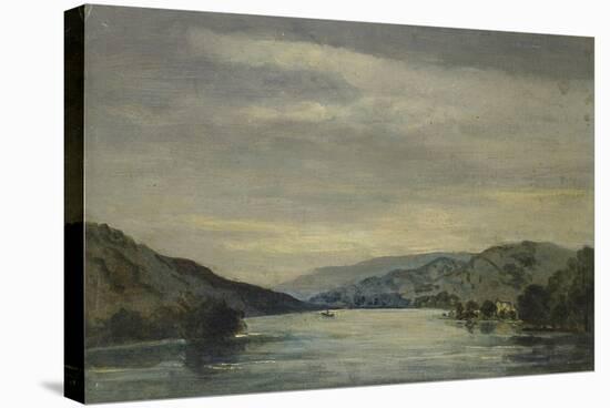 Coniston Water, 1838-David Charles Read-Stretched Canvas