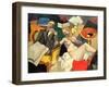 Conjugal Life, 1913 (Oil on Canvas)-Roger de La Fresnaye-Framed Giclee Print