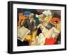 Conjugal Life, 1913 (Oil on Canvas)-Roger de La Fresnaye-Framed Giclee Print