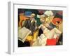 Conjugal Life, 1913 (Oil on Canvas)-Roger de La Fresnaye-Framed Giclee Print