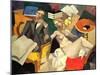 Conjugal Life, 1913 (Oil on Canvas)-Roger de La Fresnaye-Mounted Giclee Print