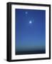 Conjunction of Jupiter, Venus and Mercury-Stocktrek Images-Framed Photographic Print