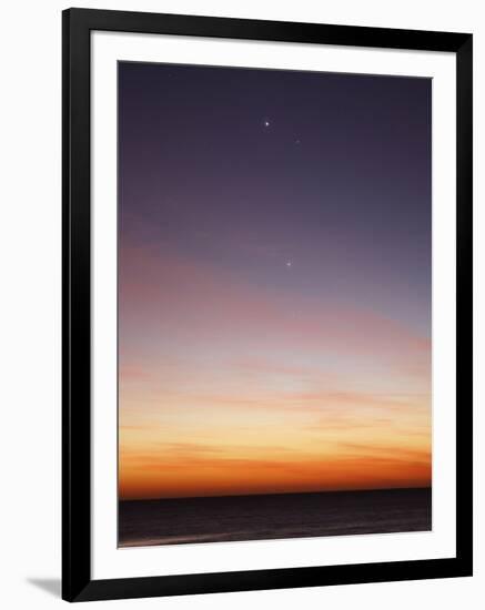 Conjunction of Venus, Mercury, Jupiter and Mars at Dawn-Stocktrek Images-Framed Photographic Print