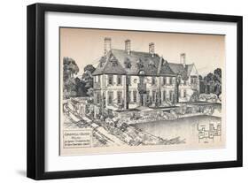 Conkwell Grange, Wilts. E. Guy Dawber, Architect, C1907-Edward Guy Dawber-Framed Giclee Print