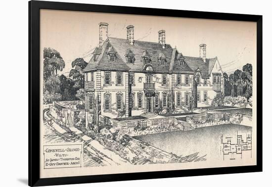 Conkwell Grange, Wilts. E. Guy Dawber, Architect, C1907-Edward Guy Dawber-Framed Giclee Print