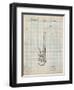 Conn a Melody Saxophone Patent-Cole Borders-Framed Art Print